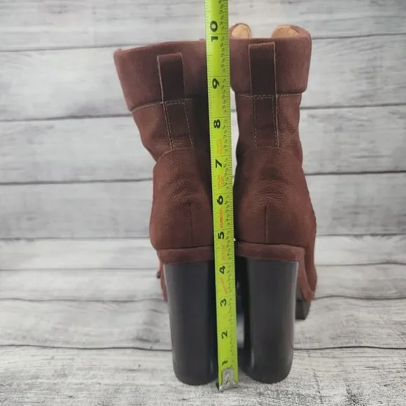 Schutz Dalenna Rabbit Hair Boots Size 8 B - Picture 5 of 9